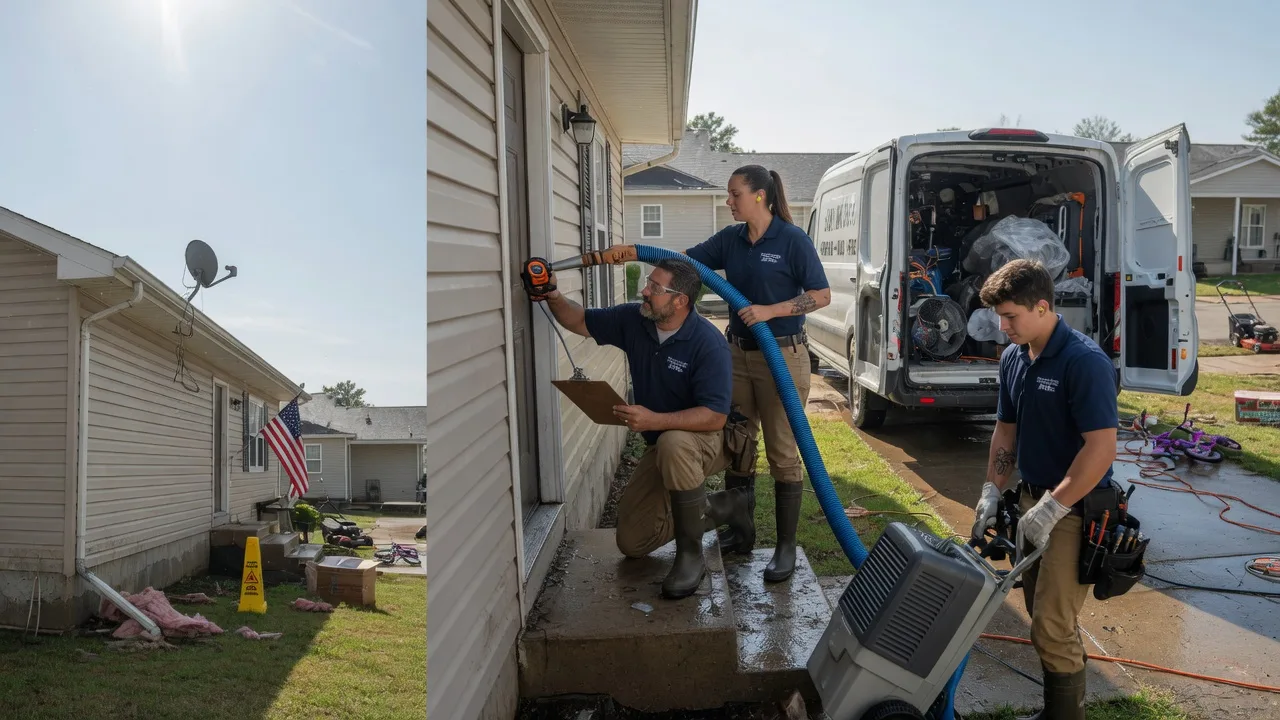 Ceiling Water Damage Restoration in Warsaw, IL near me